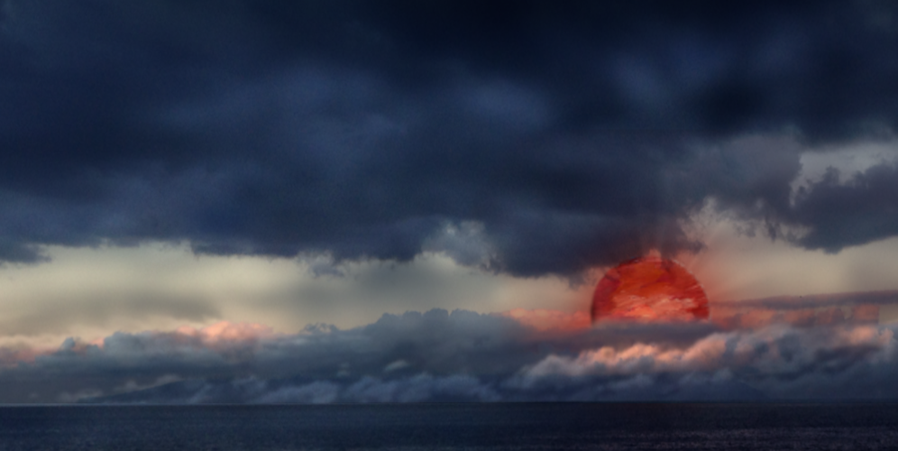 Dunkle Wolken