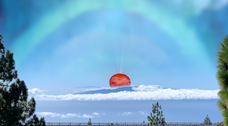 Rote Sonne